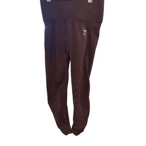 womens Gymshark Vital Seamless 2.0 Leggings Small Cherry Brown Marl- Size S‎